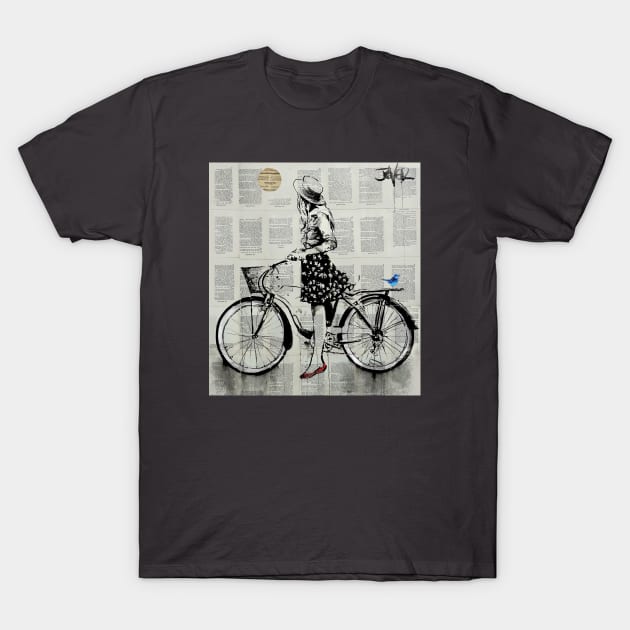 Bike days T-Shirt by Loui Jover 